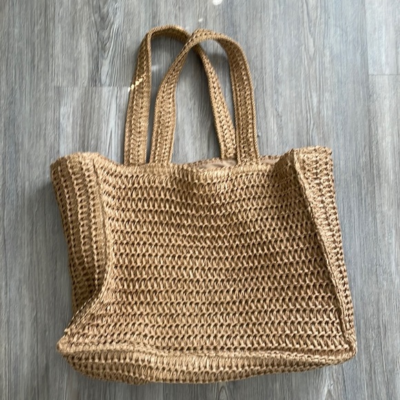 H&M Bags Hm Crochet Beach Bag Poshmark